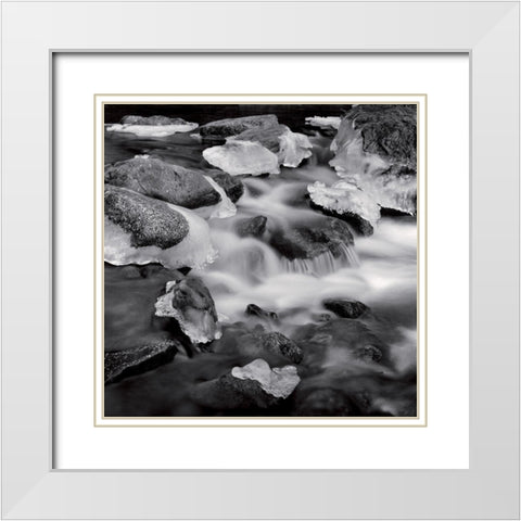 Castagniccia II White Modern Wood Framed Art Print with Double Matting by Poli, Jean-Philippe