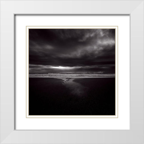 Venu de la mer White Modern Wood Framed Art Print with Double Matting by Etchepare, Alain