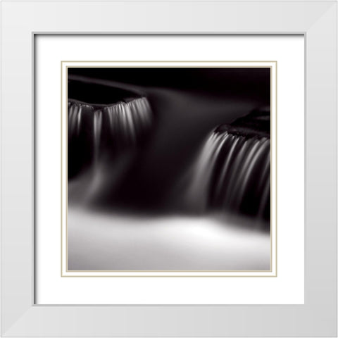 Ou secoule mes reves White Modern Wood Framed Art Print with Double Matting by Etchepare, Alain