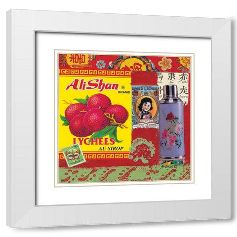 Reflet de Chine VI White Modern Wood Framed Art Print with Double Matting by Sigrid, M.