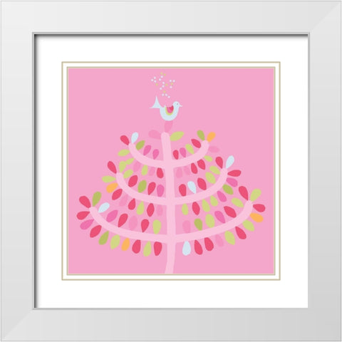 Abracuicui White Modern Wood Framed Art Print with Double Matting by Gilibert, Soizic