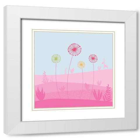 ail ail ail White Modern Wood Framed Art Print with Double Matting by Gilibert, Soizic