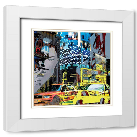 Your source White Modern Wood Framed Art Print with Double Matting by Bouteiller, Cedric