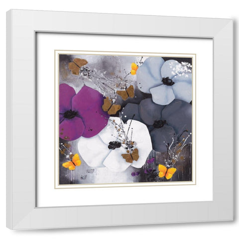 St-Trop White Modern Wood Framed Art Print with Double Matting by Pfaadt Aurelie