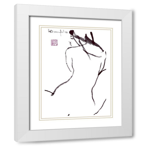 Jim White Modern Wood Framed Art Print with Double Matting by Bonnefoit, Alain