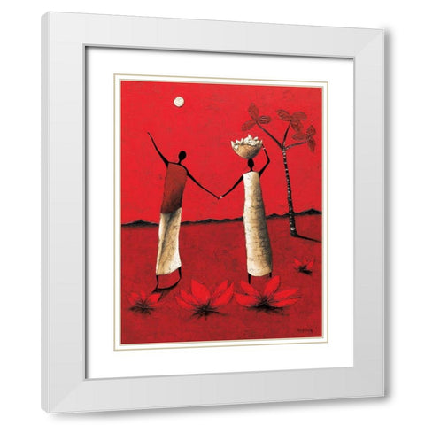 Un possible White Modern Wood Framed Art Print with Double Matting by Rauscher, Michel