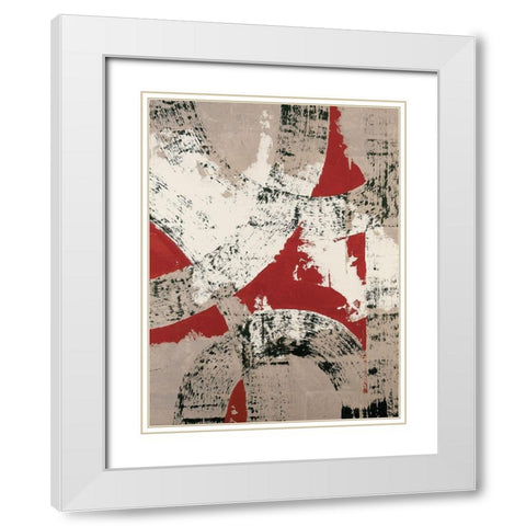 Evasion urbaine White Modern Wood Framed Art Print with Double Matting by Pierson Coen, Veronique