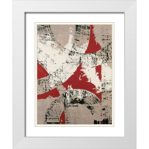 Evasion urbaine White Modern Wood Framed Art Print with Double Matting by Pierson Coen, Veronique