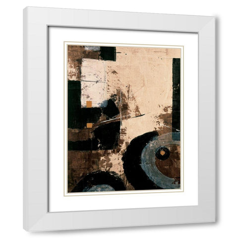 Puissance aimante White Modern Wood Framed Art Print with Double Matting by Pierson Coen, Veronique