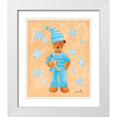 Ours dodo White Modern Wood Framed Art Print with Double Matting by Fays, Lynda