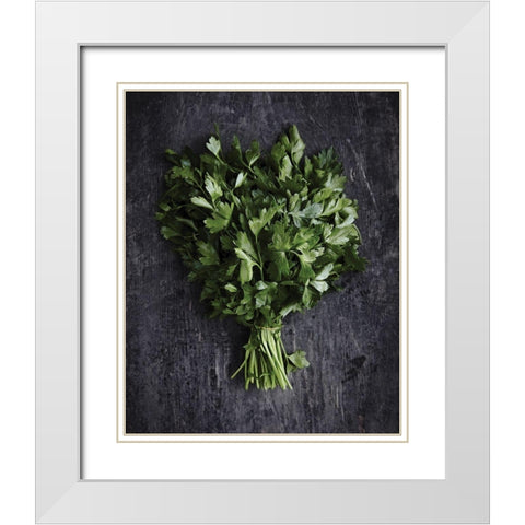 Food 6 White Modern Wood Framed Art Print with Double Matting by Braun Studio