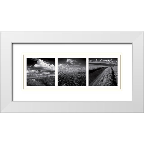 La clef des champs White Modern Wood Framed Art Print with Double Matting by de Lattre, Pascal