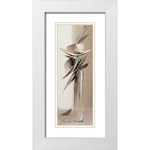 Suspendu White Modern Wood Framed Art Print with Double Matting by Tramoni, Oliver