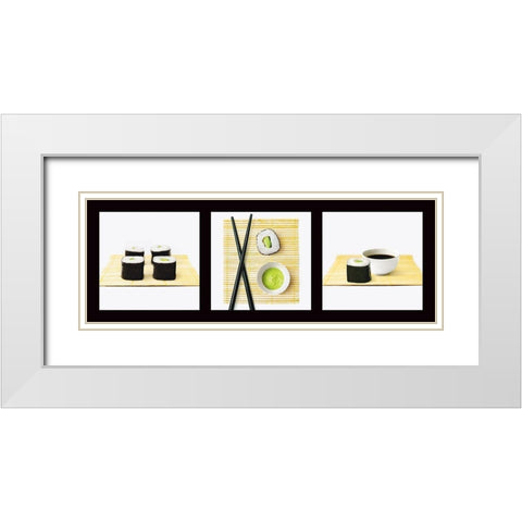 Culinaire II White Modern Wood Framed Art Print with Double Matting by Sultan, Galith