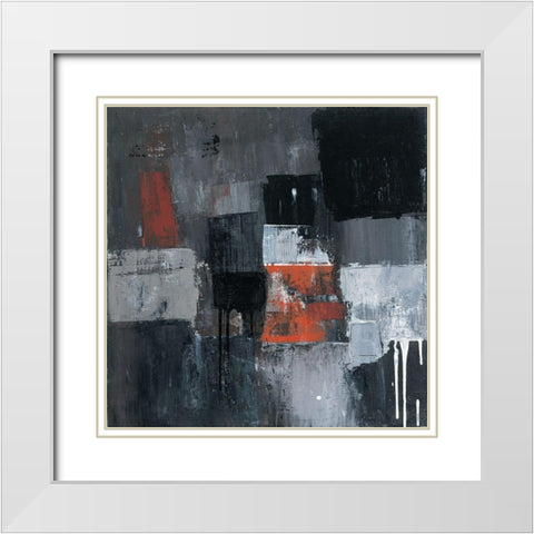Art Collection n 66 White Modern Wood Framed Art Print with Double Matting by Trichet, Eric
