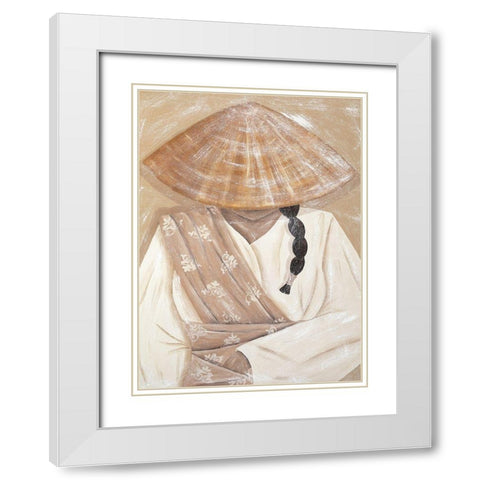 Le songe White Modern Wood Framed Art Print with Double Matting by Dothy