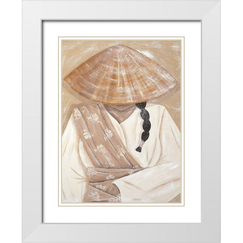 Le songe White Modern Wood Framed Art Print with Double Matting by Dothy