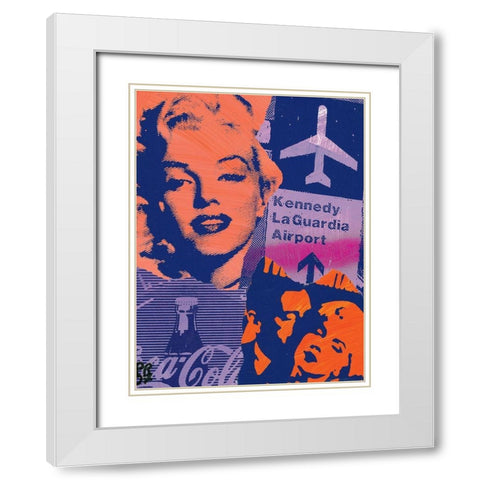 Guardia White Modern Wood Framed Art Print with Double Matting by Raynal, Paul