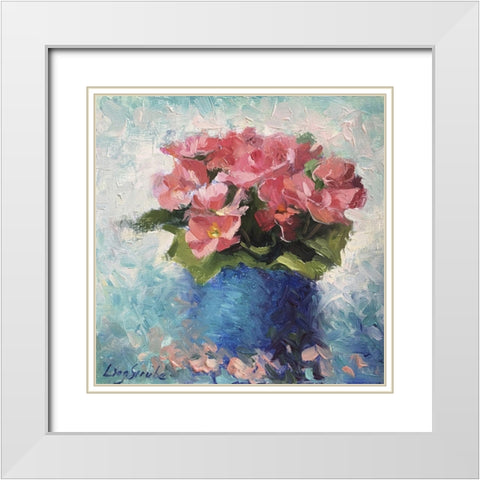 Glory White Modern Wood Framed Art Print with Double Matting by Strube, Ling