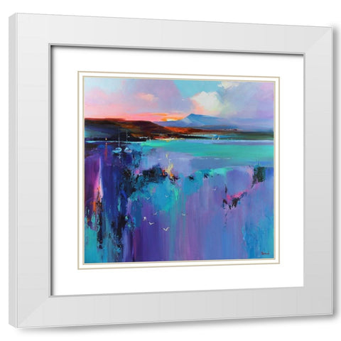 The Seduction of the Water White Modern Wood Framed Art Print with Double Matting by Bond