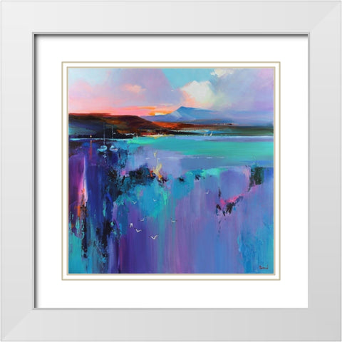 The Seduction of the Water White Modern Wood Framed Art Print with Double Matting by Bond