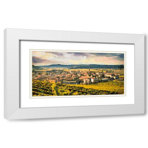 I Like Italy so much VI White Modern Wood Framed Art Print with Double Matting by Medeiros, Celito