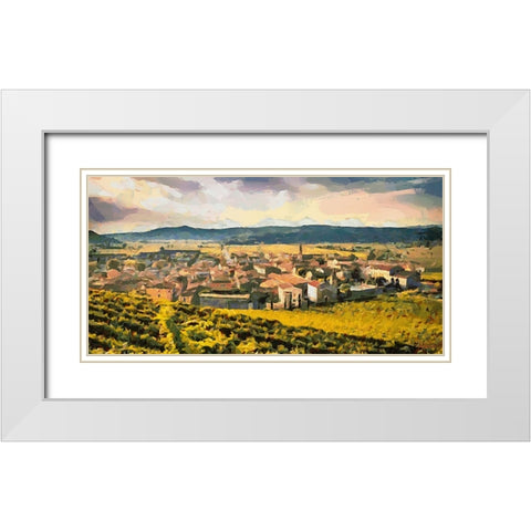 I Like Italy so much VI White Modern Wood Framed Art Print with Double Matting by Medeiros, Celito