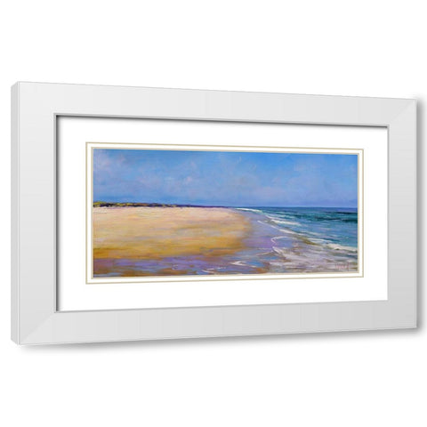Low Tide White Modern Wood Framed Art Print with Double Matting by Gercken, Graham