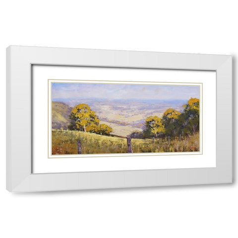 Summer Haze Australia White Modern Wood Framed Art Print with Double Matting by Gercken, Graham