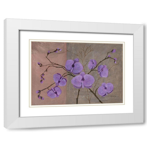 Modern Colours IV White Modern Wood Framed Art Print with Double Matting by Dahlke, Izabella