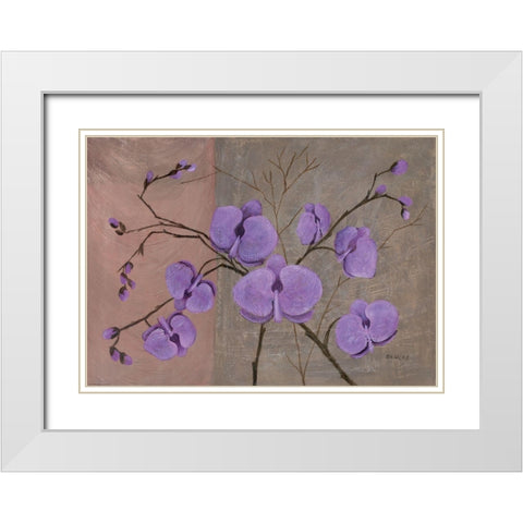 Modern Colours IV White Modern Wood Framed Art Print with Double Matting by Dahlke, Izabella