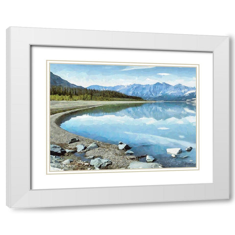 Jasper National Park VII White Modern Wood Framed Art Print with Double Matting by Medeiros, Celito