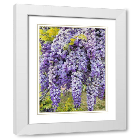 Blooming Tropical Tree I White Modern Wood Framed Art Print with Double Matting by Medeiros, Celito