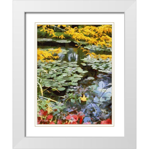 Nature in Brazil I White Modern Wood Framed Art Print with Double Matting by Medeiros, Celito