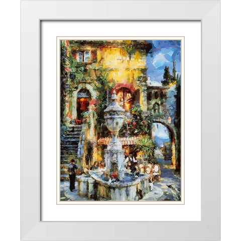 A House in the South III White Modern Wood Framed Art Print with Double Matting by Medeiros, Celito
