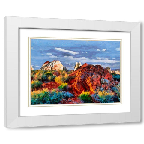 Great National Parks I White Modern Wood Framed Art Print with Double Matting by Medeiros, Celito