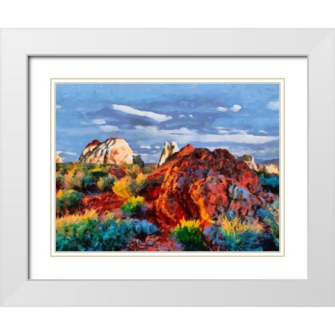 Great National Parks I White Modern Wood Framed Art Print with Double Matting by Medeiros, Celito