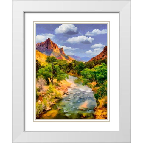 Great National Parks V White Modern Wood Framed Art Print with Double Matting by Medeiros, Celito