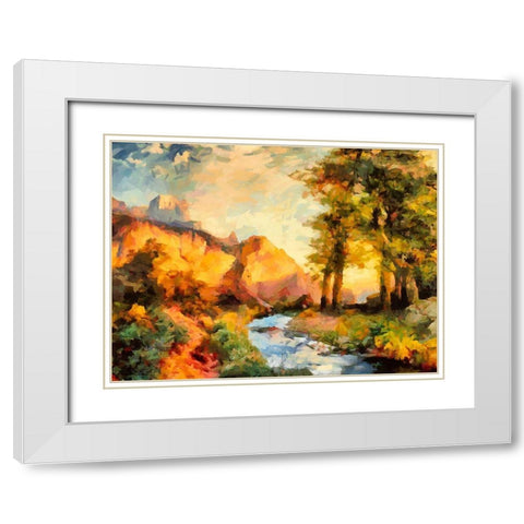 Great National Parks VIII White Modern Wood Framed Art Print with Double Matting by Medeiros, Celito