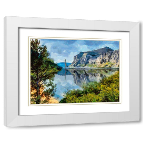 Great National Parks I White Modern Wood Framed Art Print with Double Matting by Medeiros, Celito
