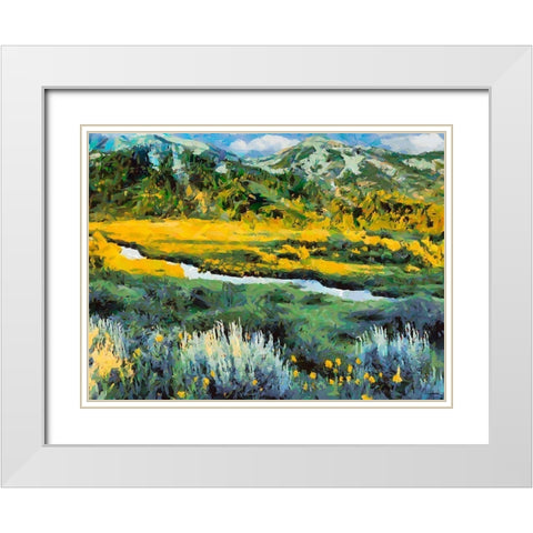 Great National Parks II White Modern Wood Framed Art Print with Double Matting by Medeiros, Celito