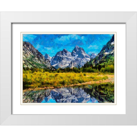 Great National Parks III White Modern Wood Framed Art Print with Double Matting by Medeiros, Celito
