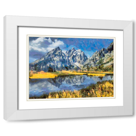 Great National Parks IV White Modern Wood Framed Art Print with Double Matting by Medeiros, Celito
