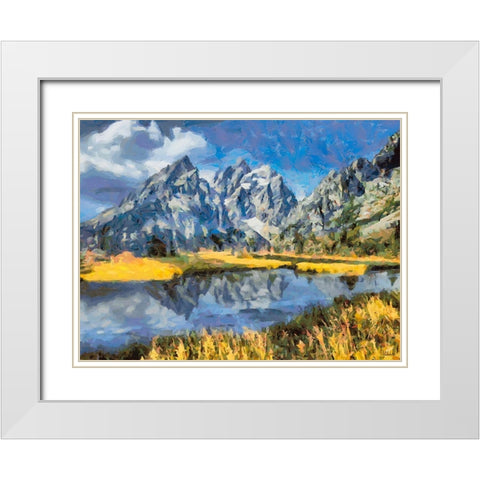 Great National Parks IV White Modern Wood Framed Art Print with Double Matting by Medeiros, Celito