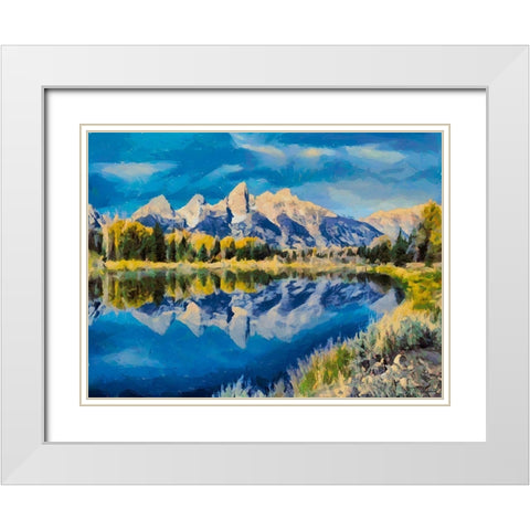 Great National Parks V White Modern Wood Framed Art Print with Double Matting by Medeiros, Celito