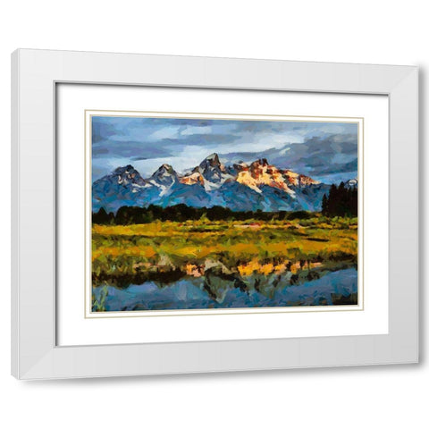 Great National Parks VI White Modern Wood Framed Art Print with Double Matting by Medeiros, Celito