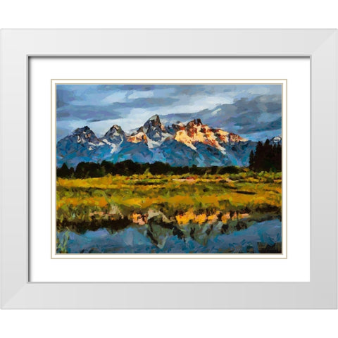 Great National Parks VI White Modern Wood Framed Art Print with Double Matting by Medeiros, Celito