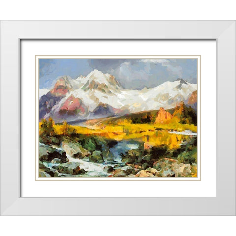 Great National Parks VIII White Modern Wood Framed Art Print with Double Matting by Medeiros, Celito