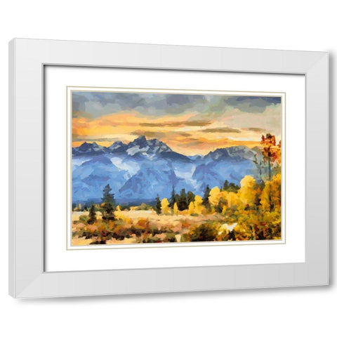 Great National Parks IX White Modern Wood Framed Art Print with Double Matting by Medeiros, Celito
