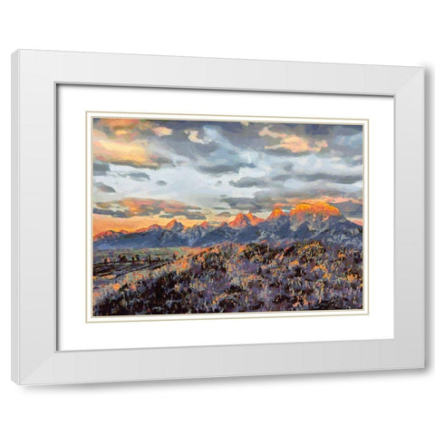 Great National Parks XII White Modern Wood Framed Art Print with Double Matting by Medeiros, Celito